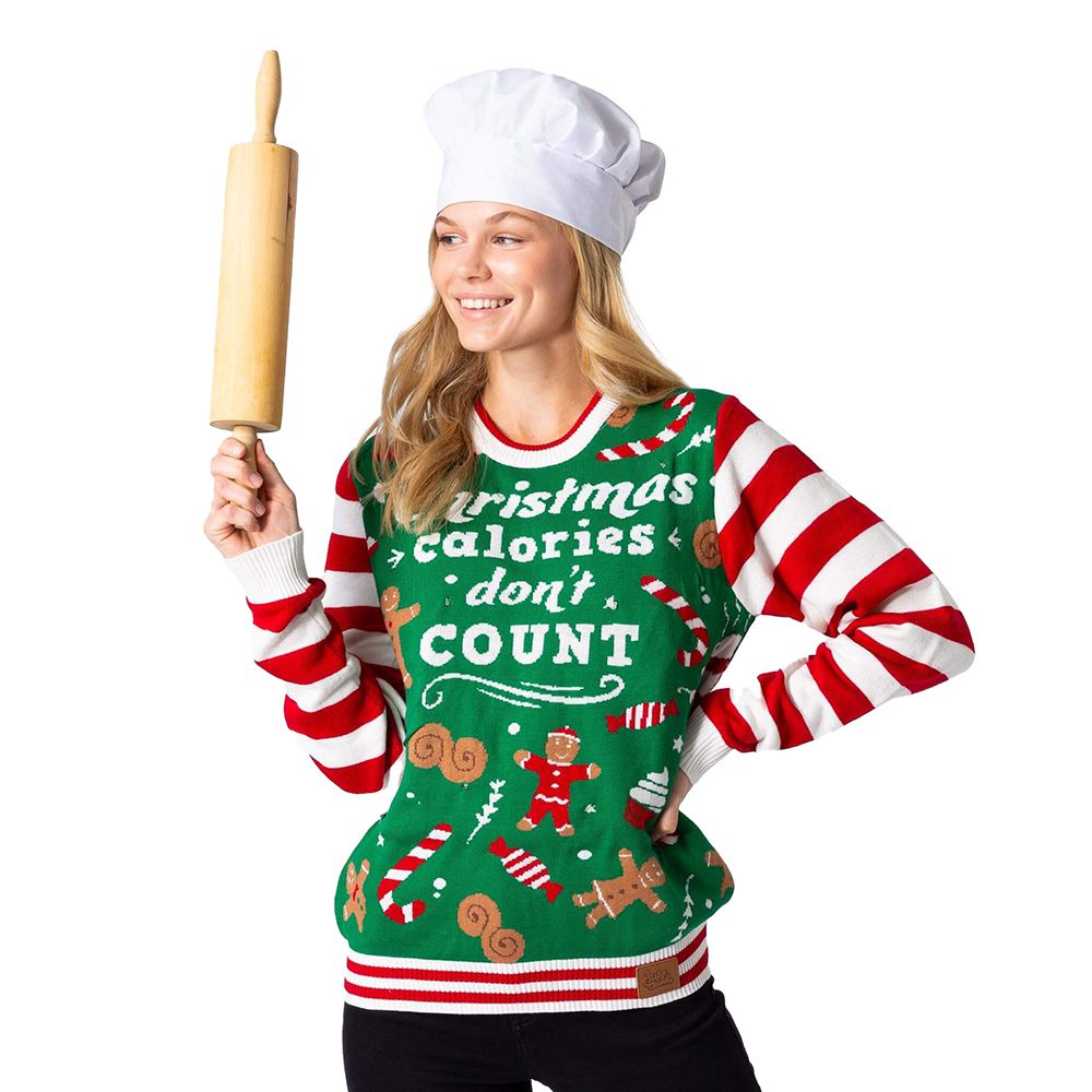 Christmas Calories Dont Count LED Jultröja
