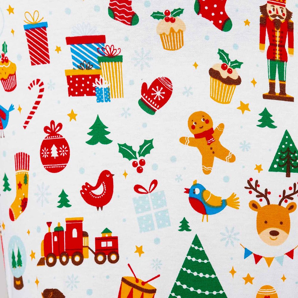 Christmas Dream Valkoinen Joulupyjama Haalari Naisten