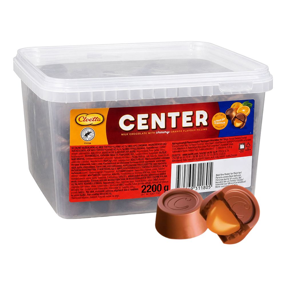 Cloetta Center Orange Storpack