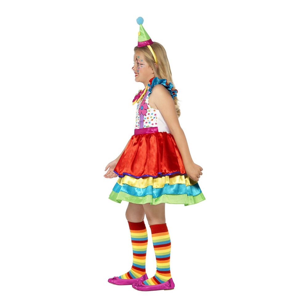 Clownklänning Barn Maskeraddräkt