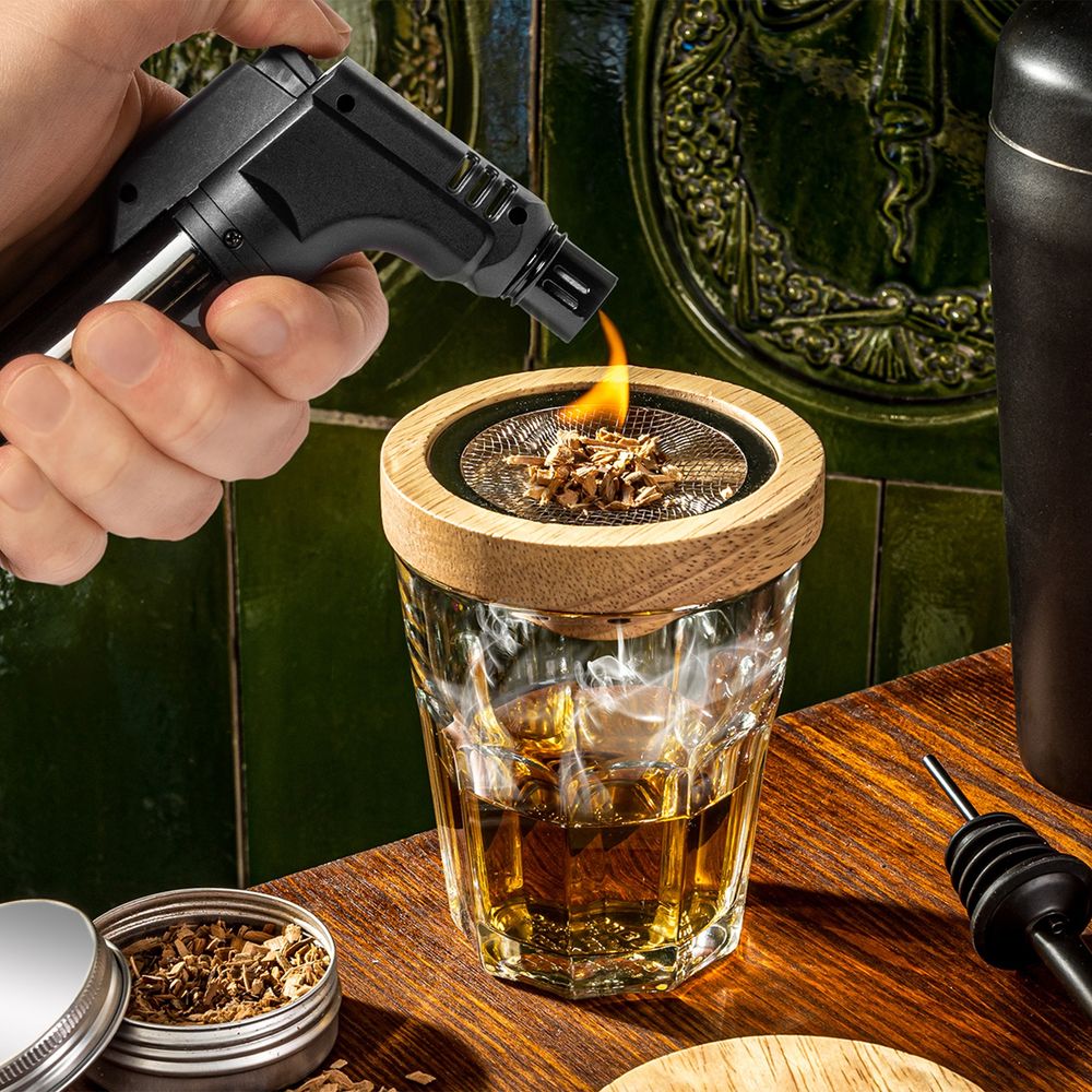 Cocktail Shaker & Smoker Set Deluxe