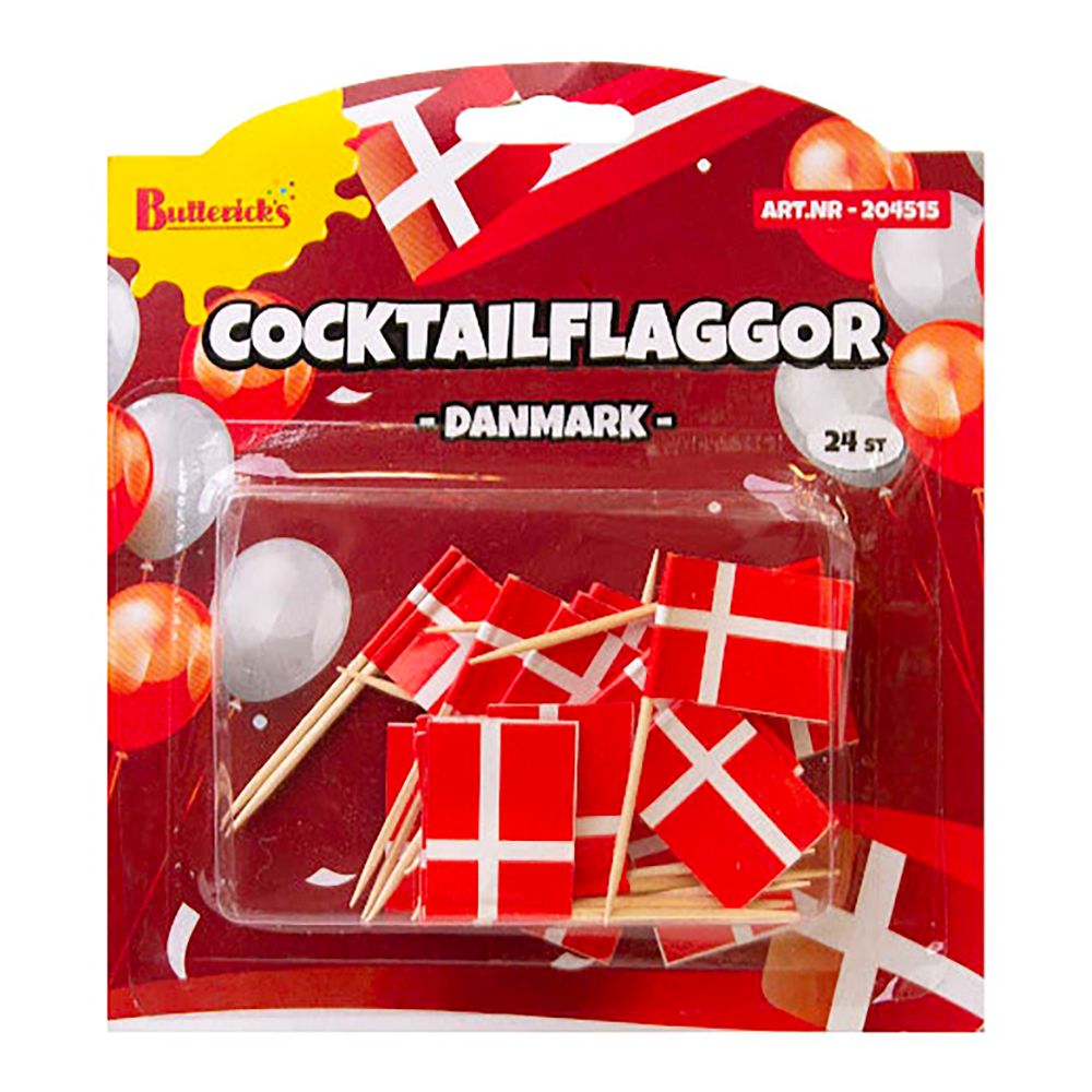 Cocktailflaggor Danmark