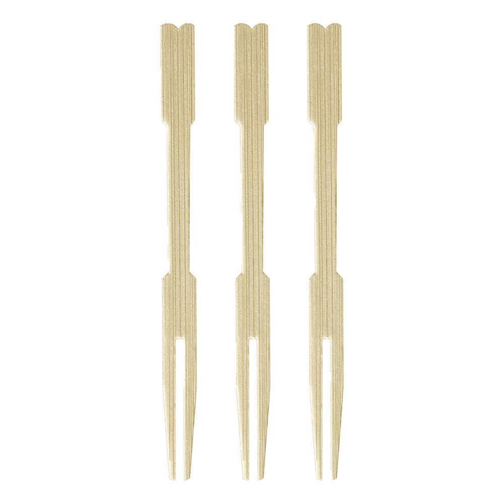 Cocktailgafflar i Bambu