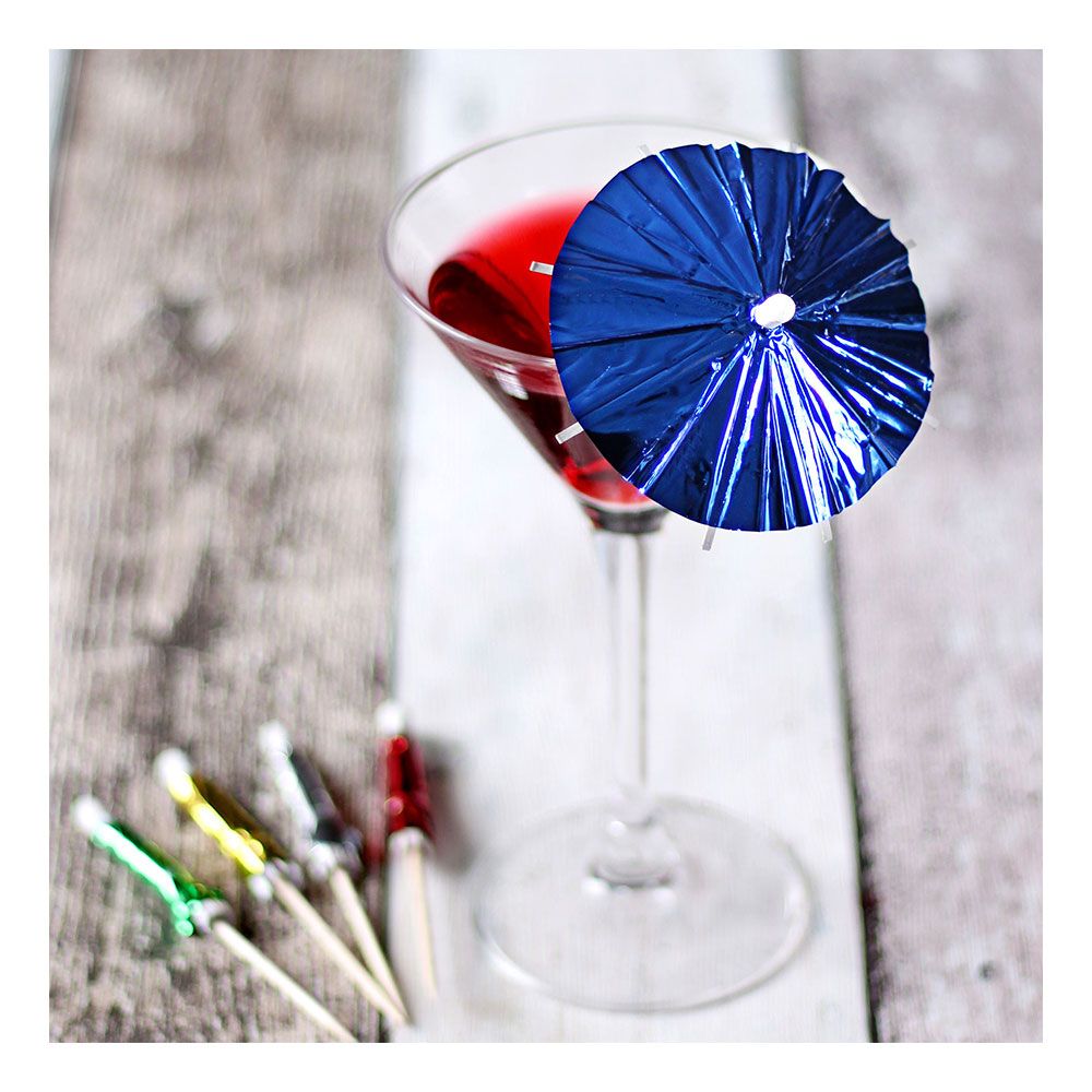 Cocktailaurinkovarjo Folio Värikäs