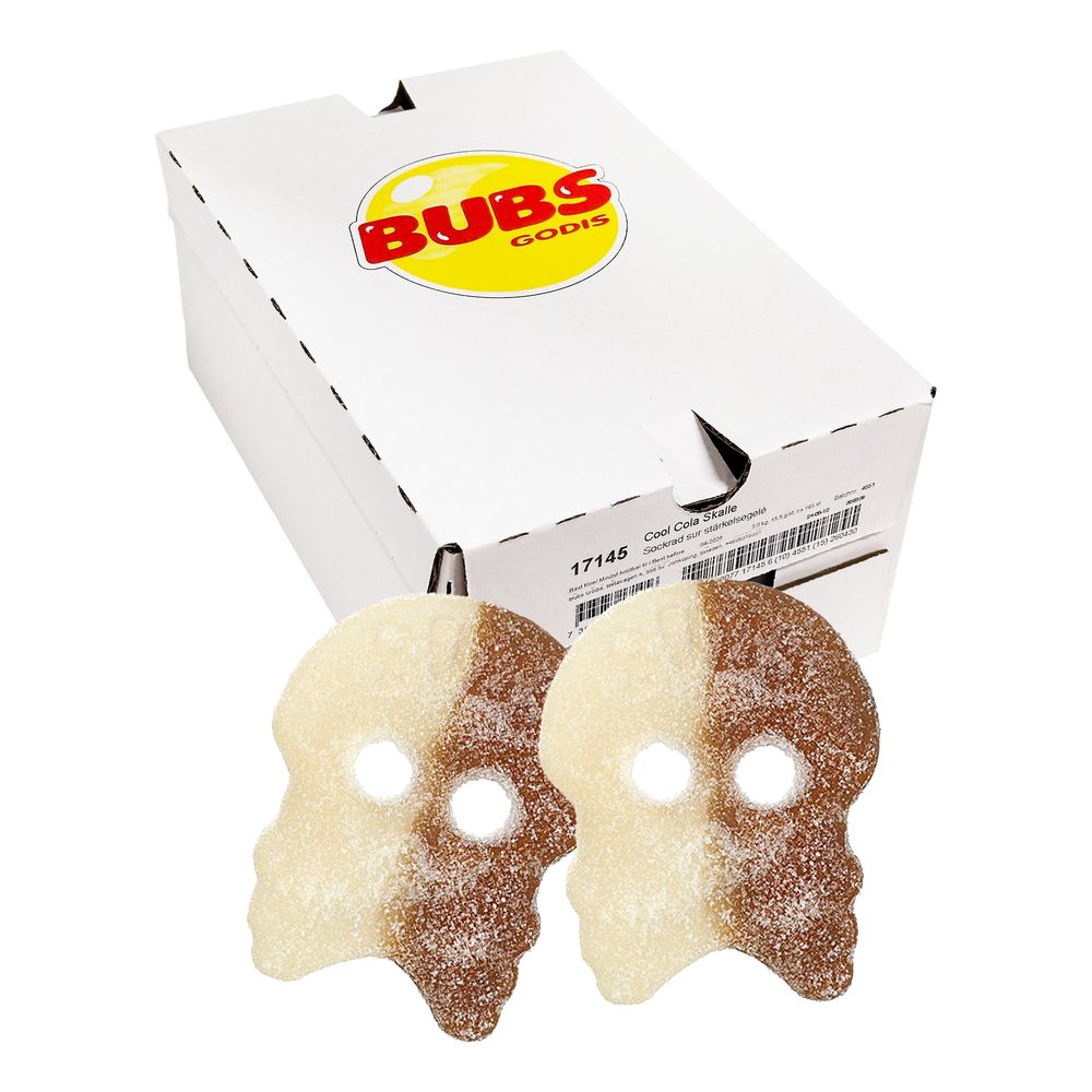 Bubs Cool Cola Hodeskalle Storpakning