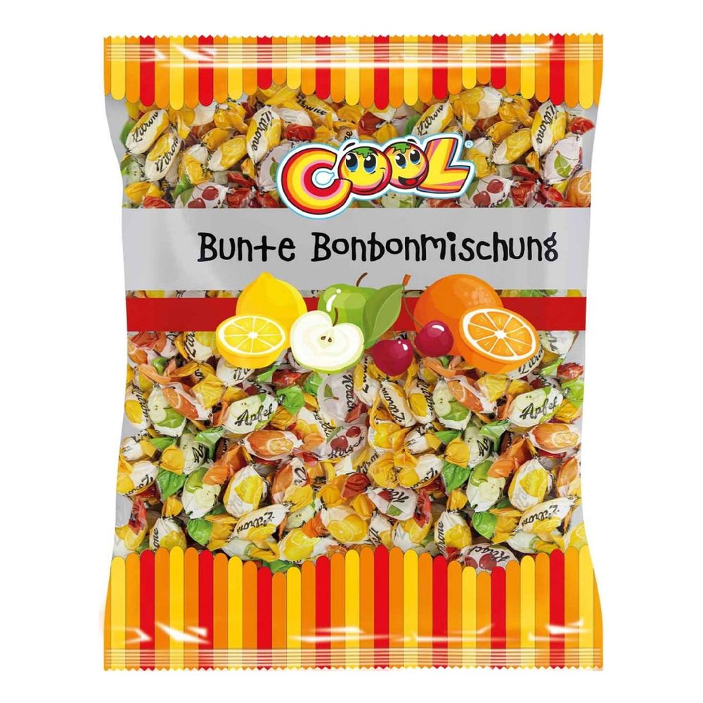Cool Hard Fruktkaramell Storpakning