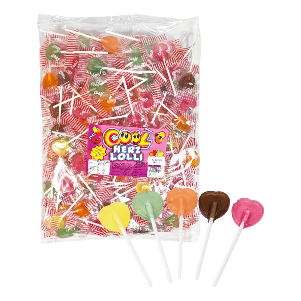 Cool Herz Lolly Storpakning