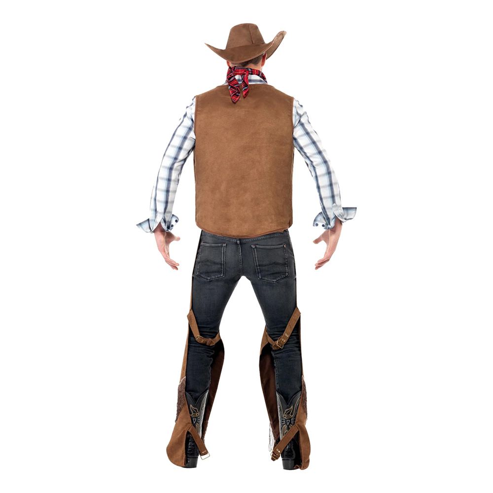 Cowboy Ruskea Naamiaisasu