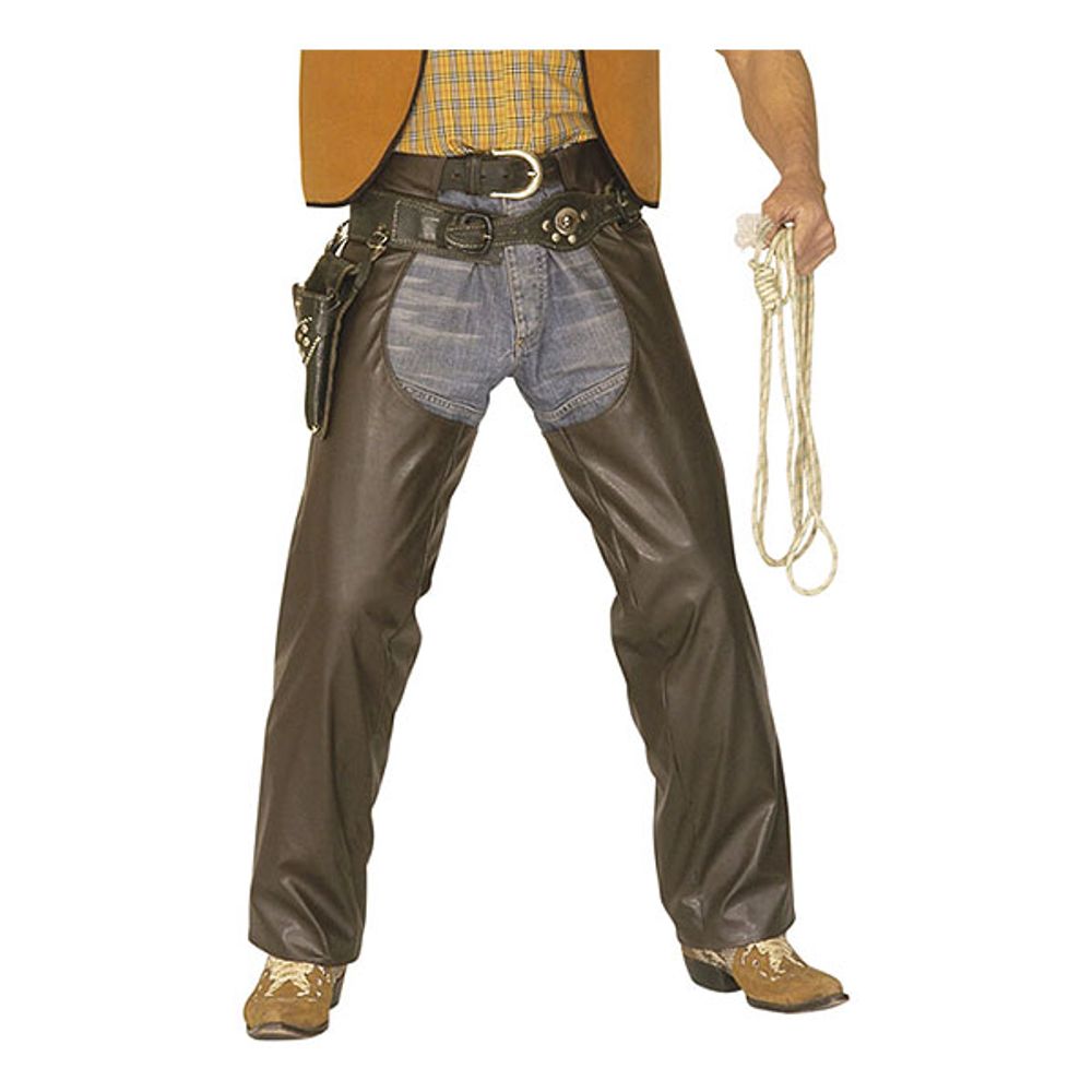 Cowboy Chaps Brune i Skinnlook