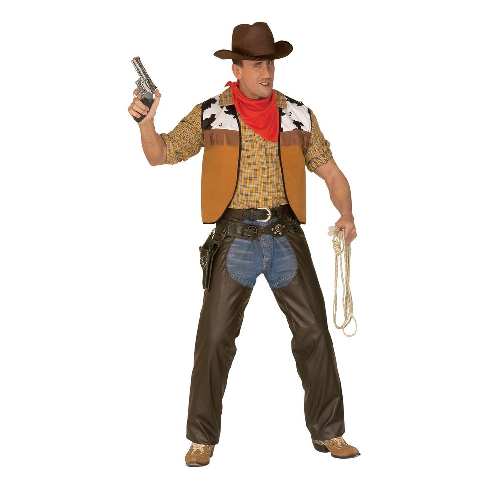 Cowboy Chaps Brune i Skinnlook