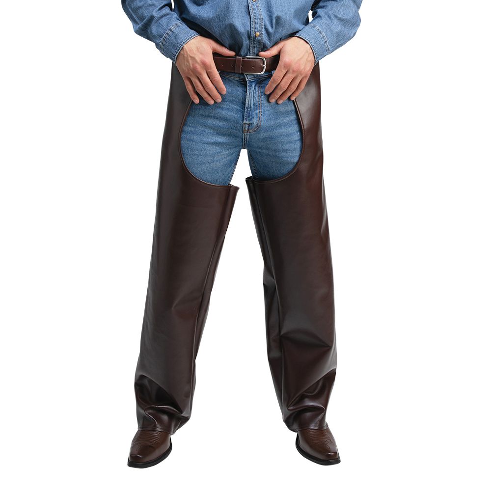 Cowboy Chaps Deluxe Ruskeat
