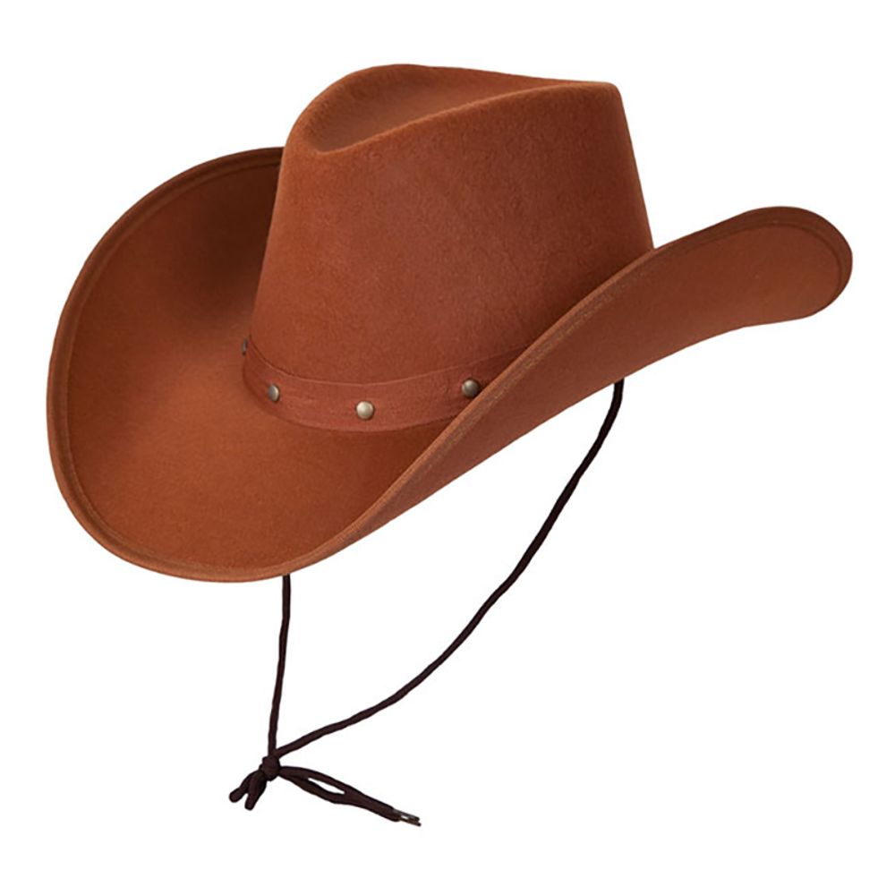 Cowboyhatt Brun