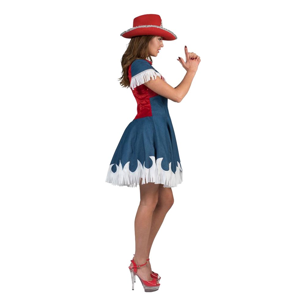 Cowboy Kjole Kostume