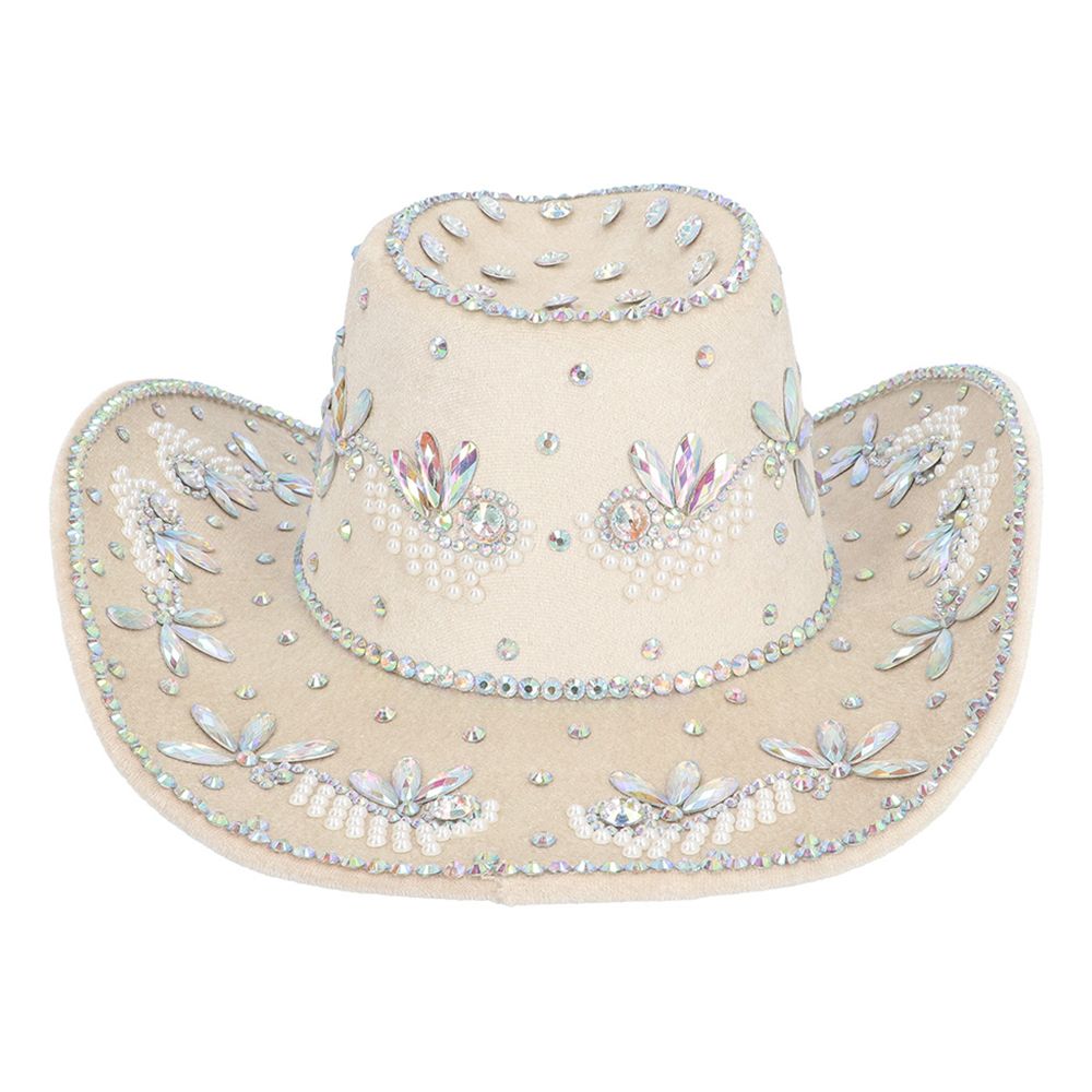 Cowboyhat Crystal Beige