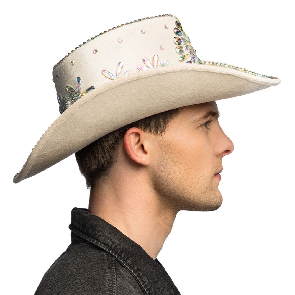 Cowboyhat Crystal Beige