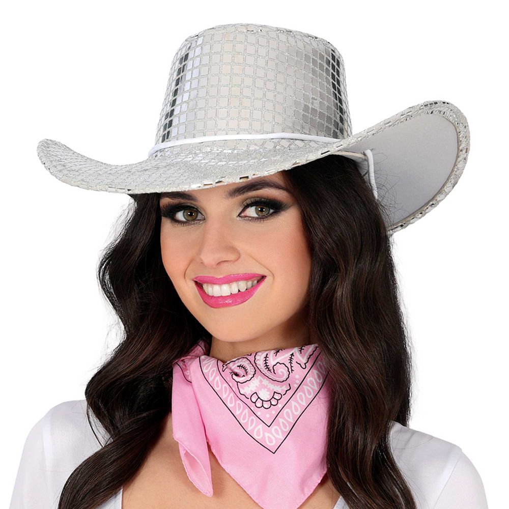 Cowboyhat Disco Sølv