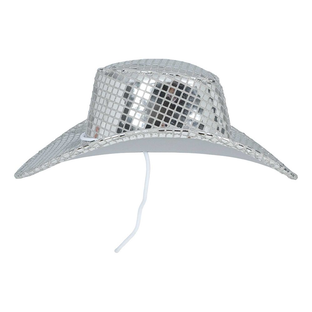 Cowboyhat Disco Sølv