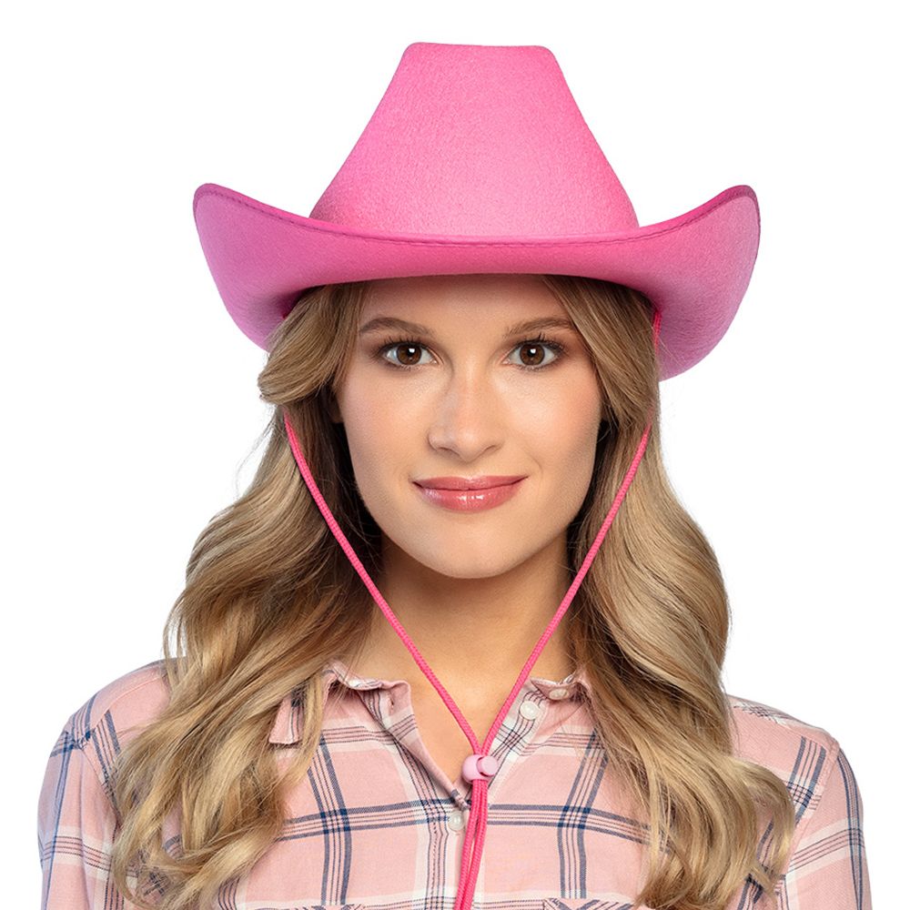 Cowboyhat Rodeo Lyserød