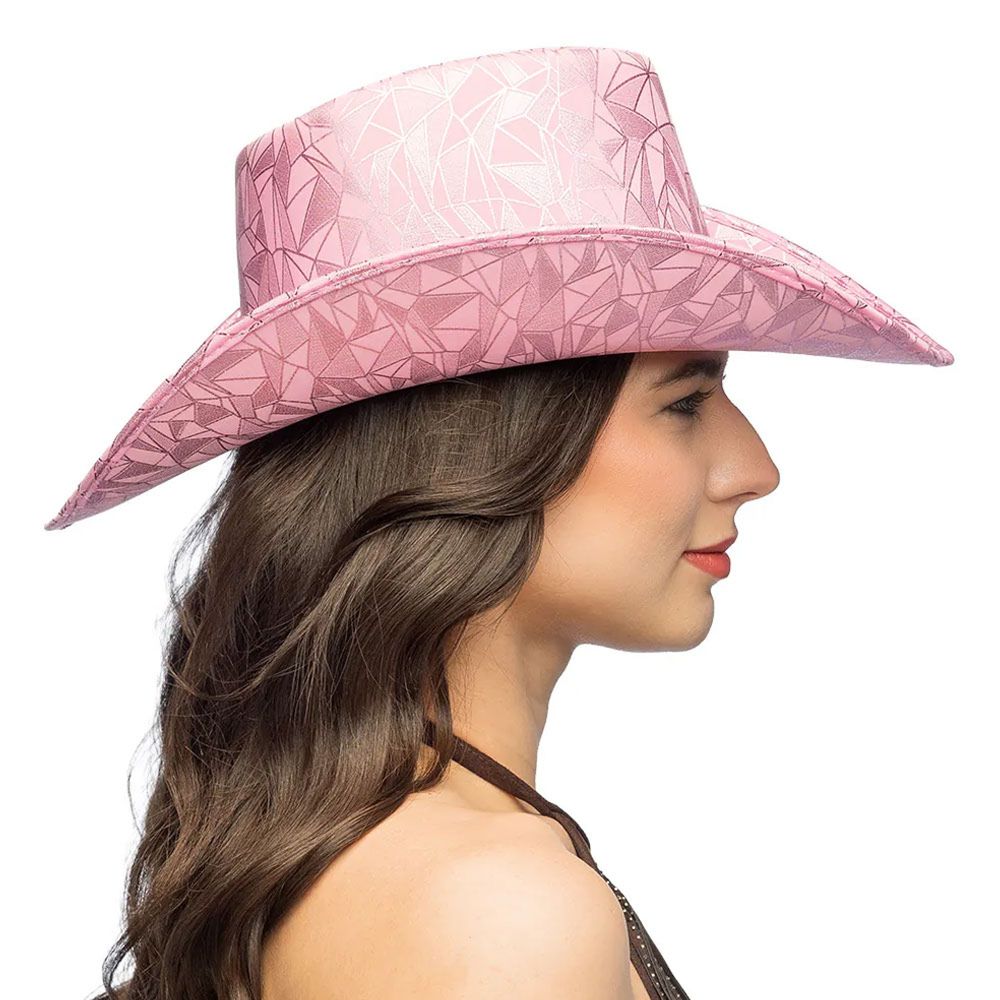 Cowboyhattu Vaaleanpunainen Prisma