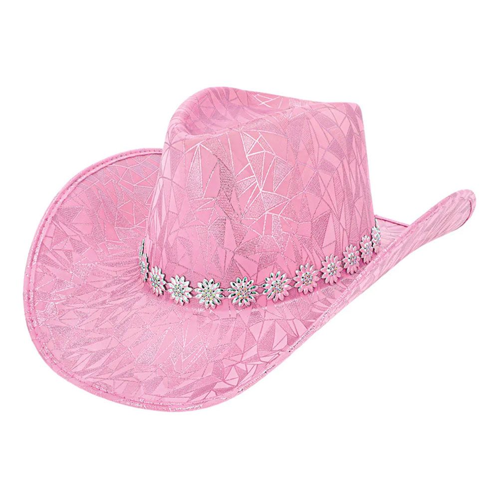 Cowboyhattu Vaaleanpunainen Prisma