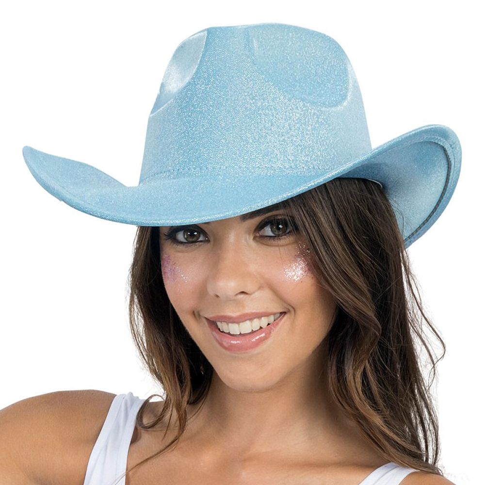 Cowboyhat Skinnende Blå