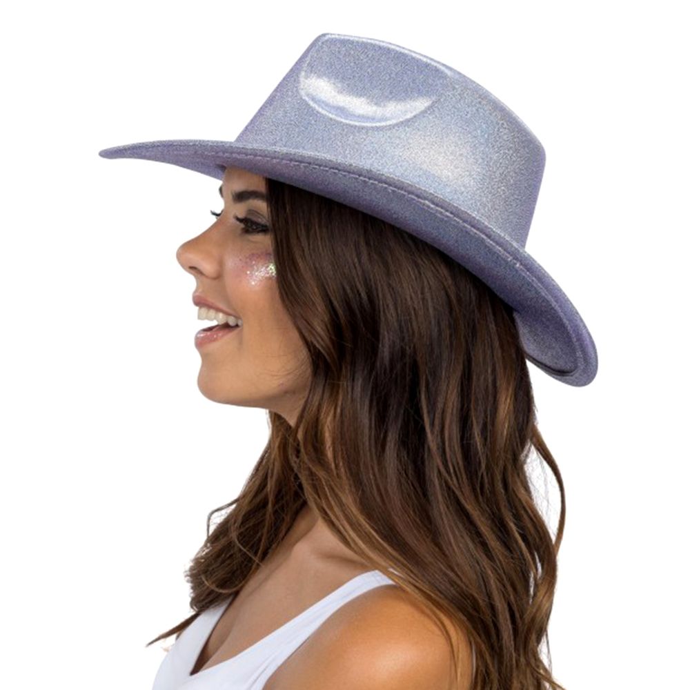 Cowboyhat Skinnende Lilla