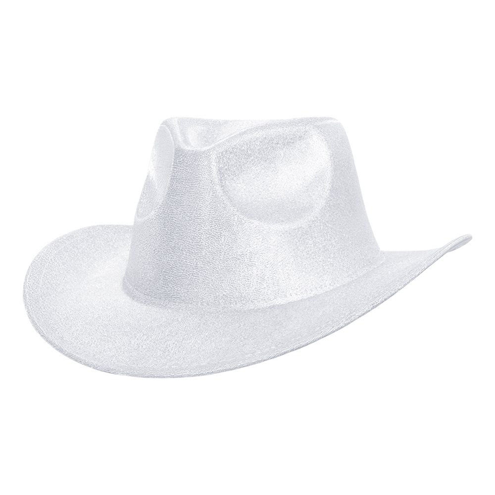 Cowboyhatt Skimrende Sølv