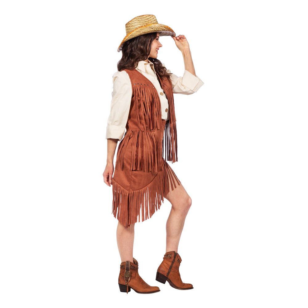 Cowgirl Brun Kostume