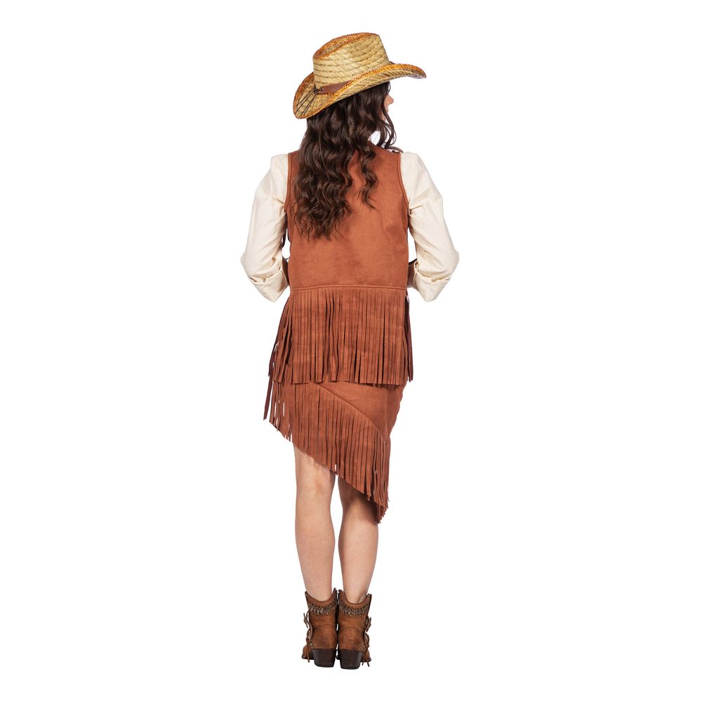 Cowgirl Brun Kostume