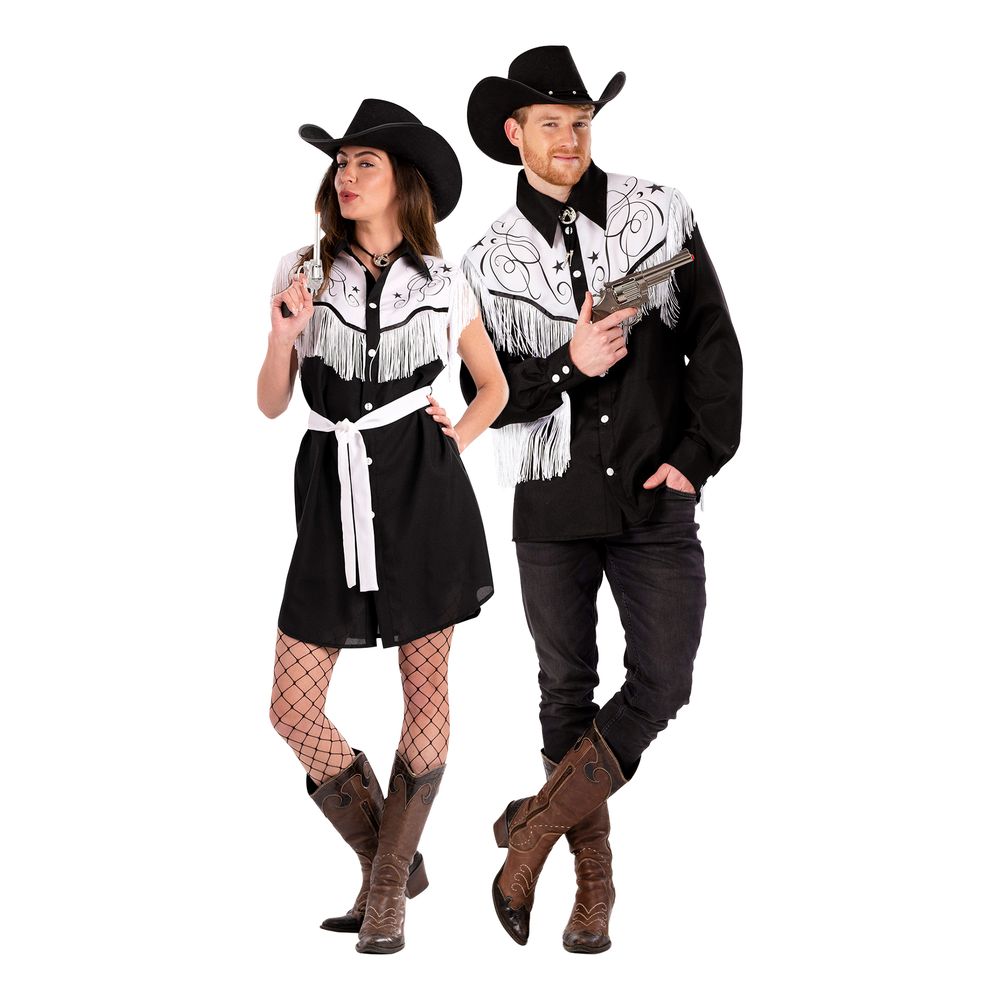 Cowgirl Claudette Kjole Kostume