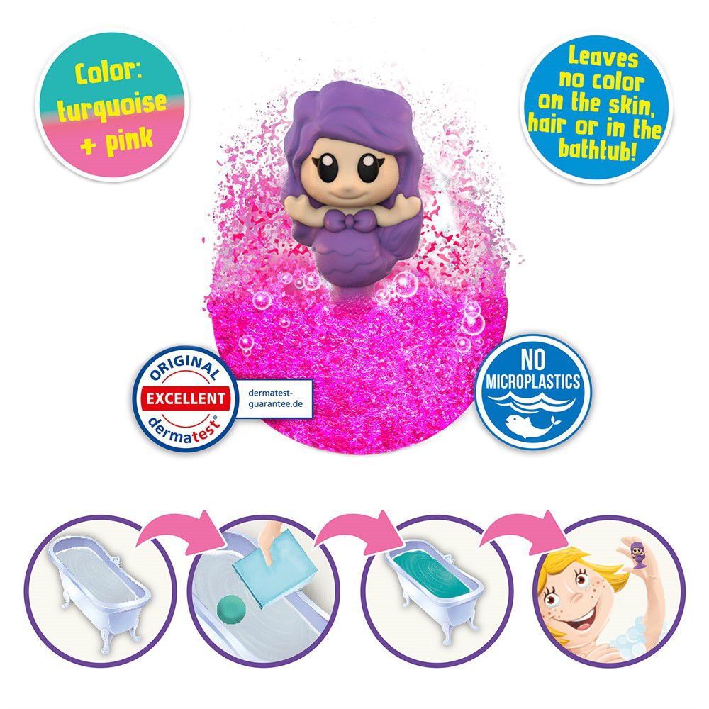 Craze Inkee Bubbliz Rainbow Mermaid Badebombe