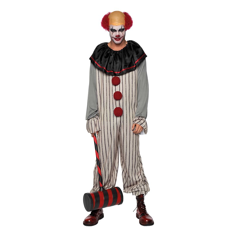 Creepy Clown Deluxe Naamiaisasu