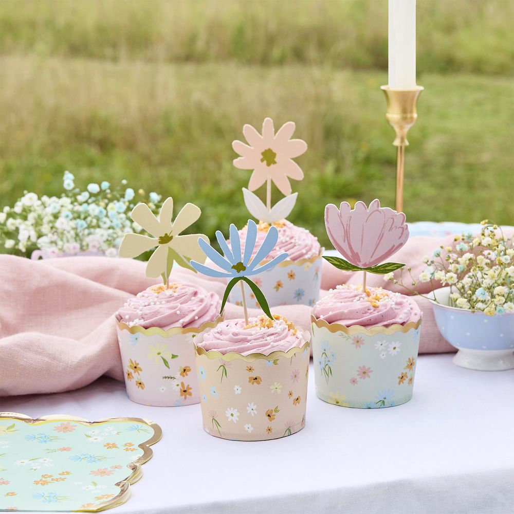 Cupcake Kit Floral Pastel