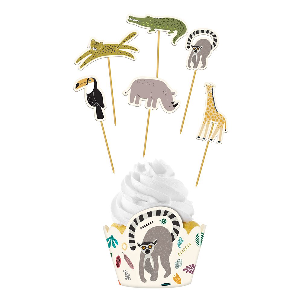 Cupcake Kit Zoo Party