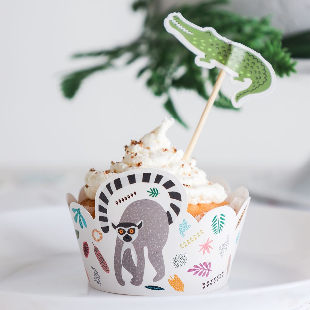Cupcake Kit Zoo Party