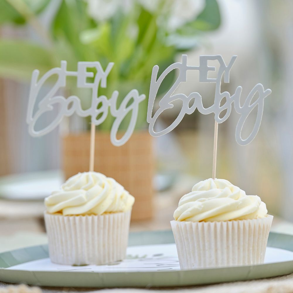 Cupcake Toppers Hey Baby