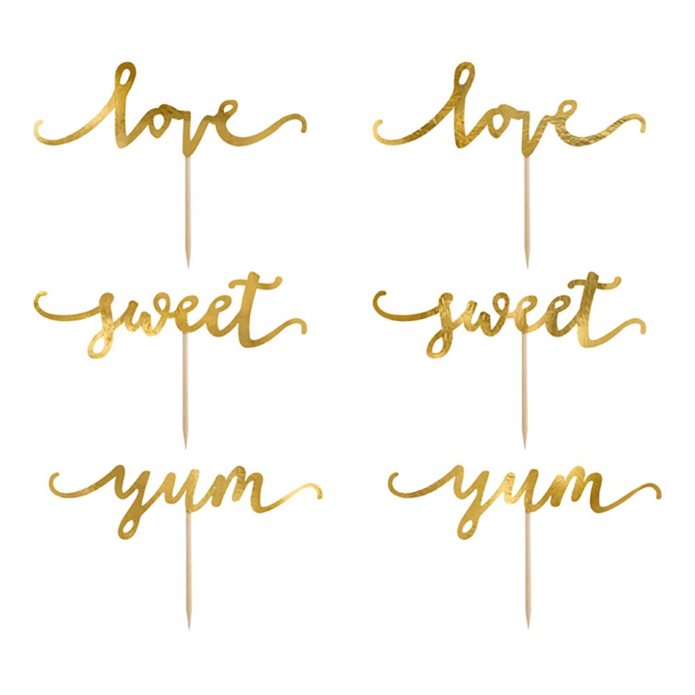 Cupcake Toppers Love