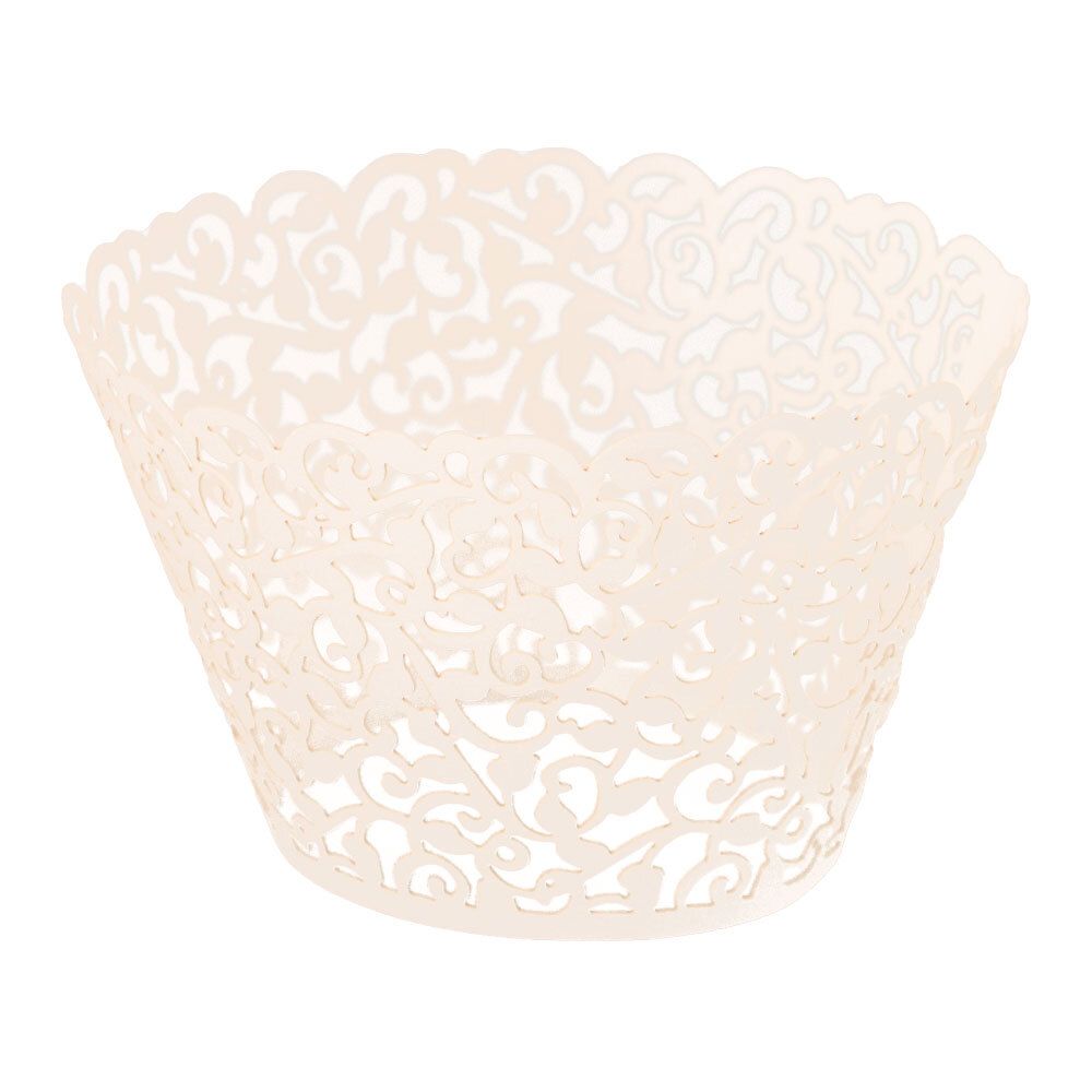 Cupcake Wrapper Elfenben Lace