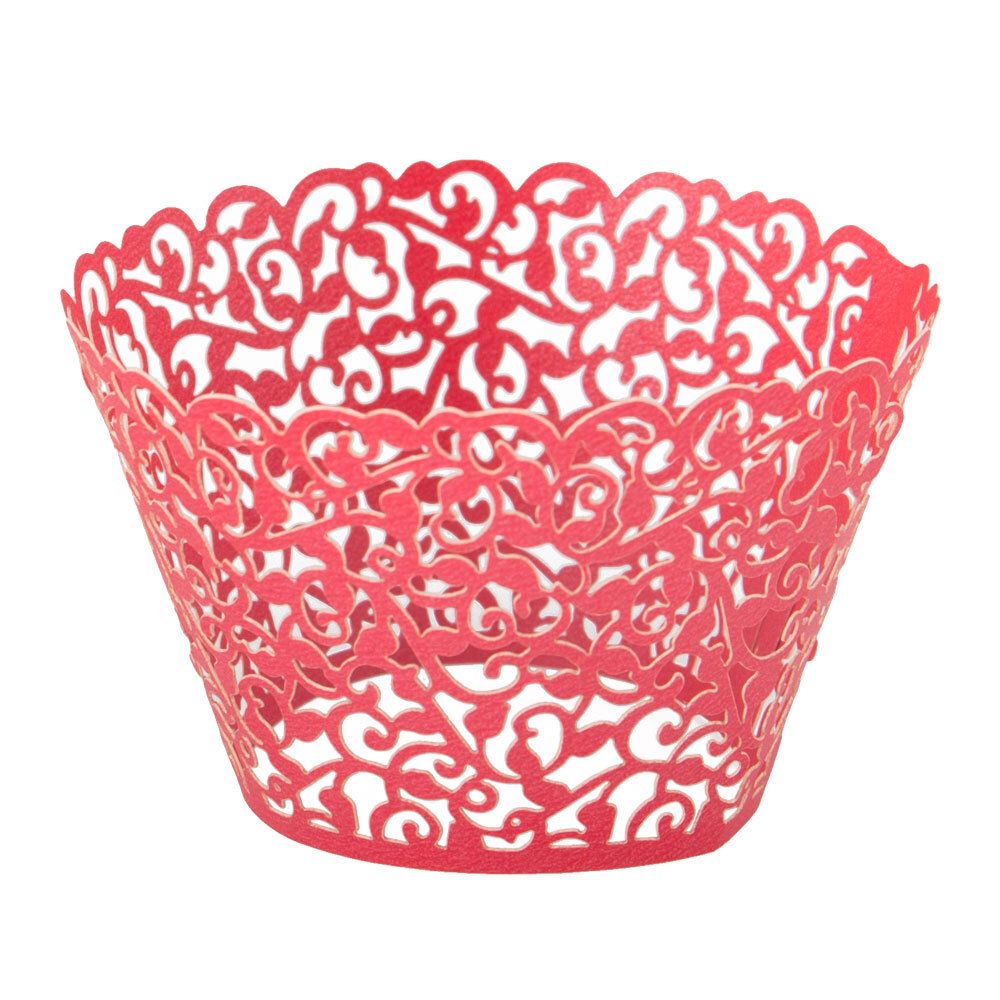 Cupcake Wrapper Rød Lace