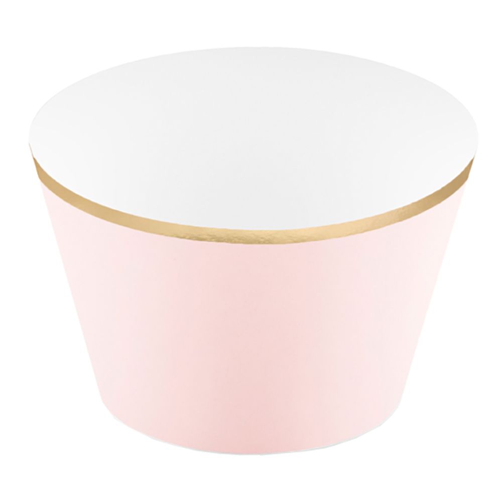 Cupcake Wrappers Rosa/Gull