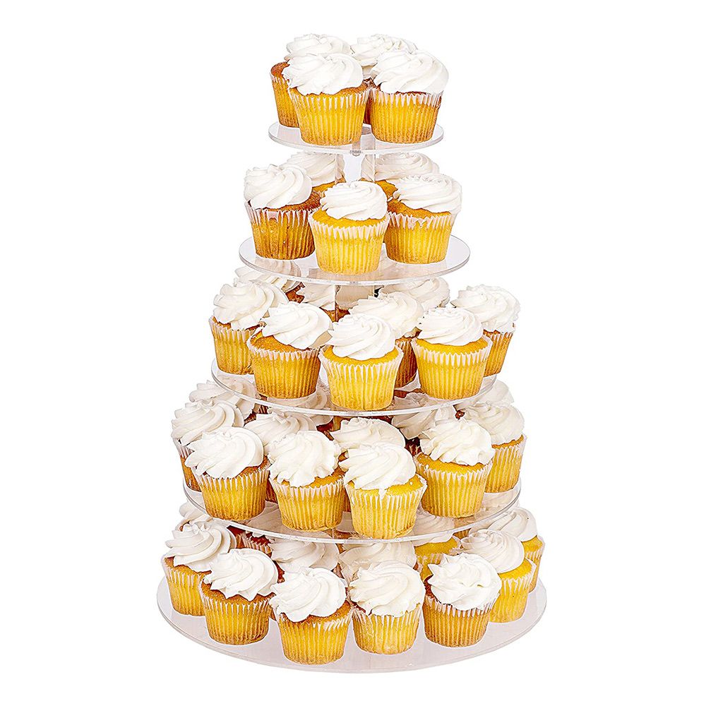 Cupcakestativ av Akrylplast Fem Etasjer