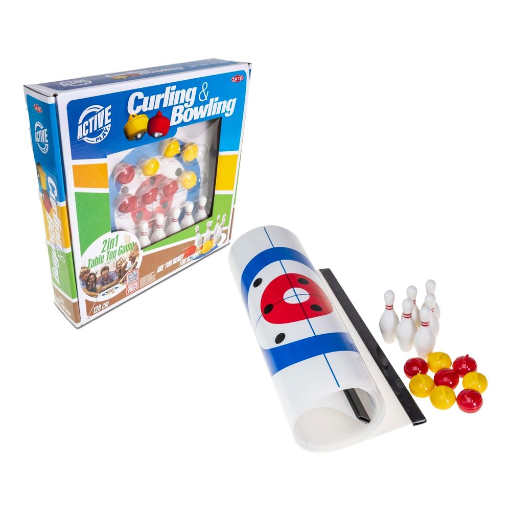 Curling og Bowling Bordspill