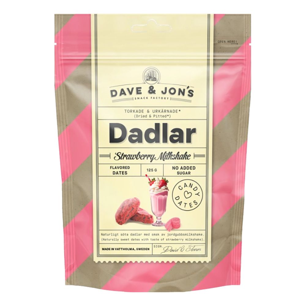 Dave & Jon's Dadler Strawberry Milkshake