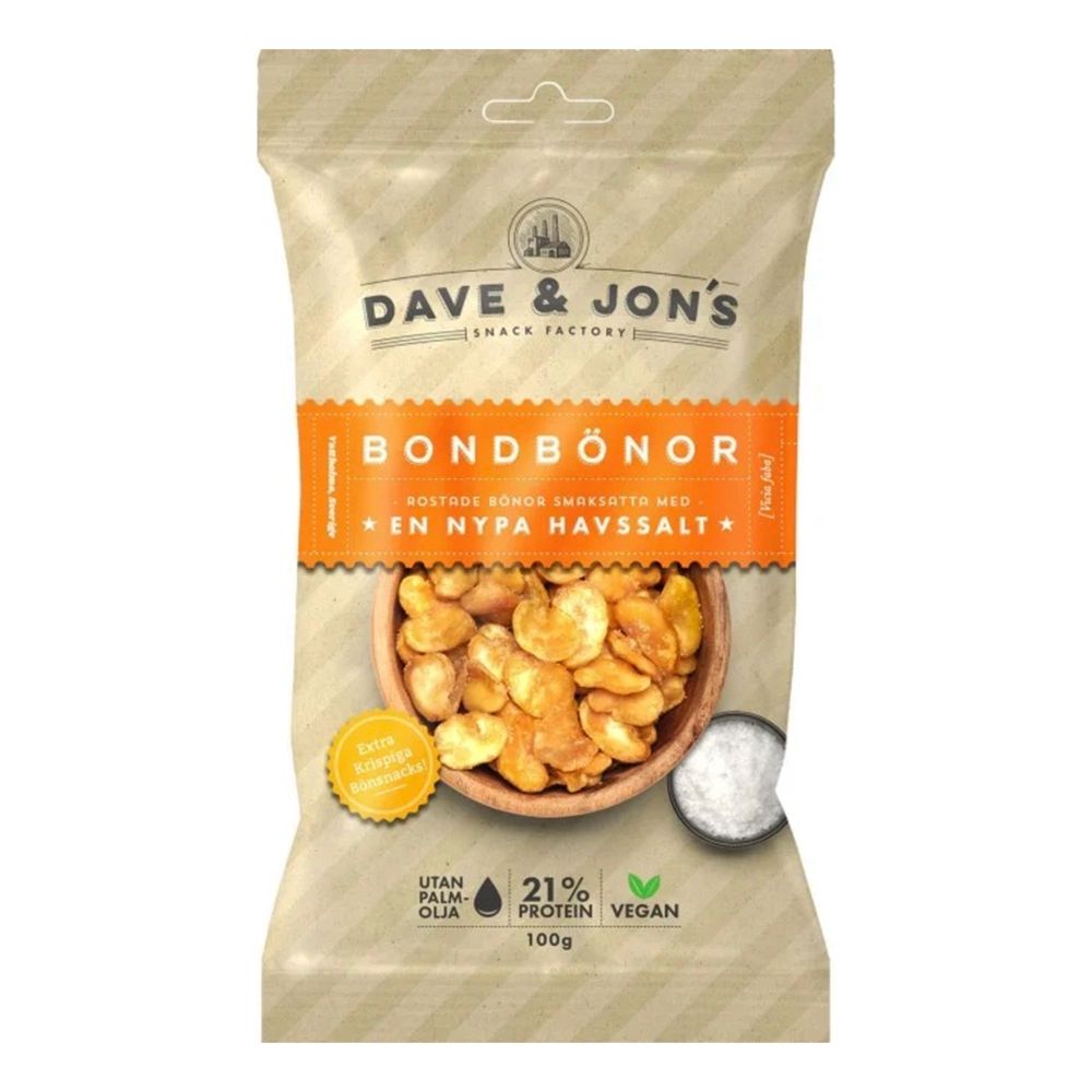 Dave & Jons Ristede Hestebønner Havsalt