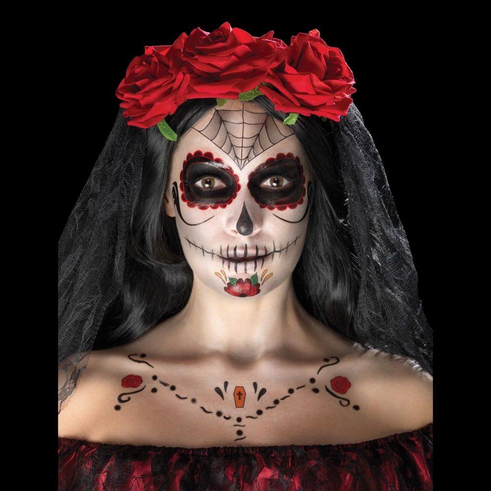 Day of the Dead Ansiktstatoveringer