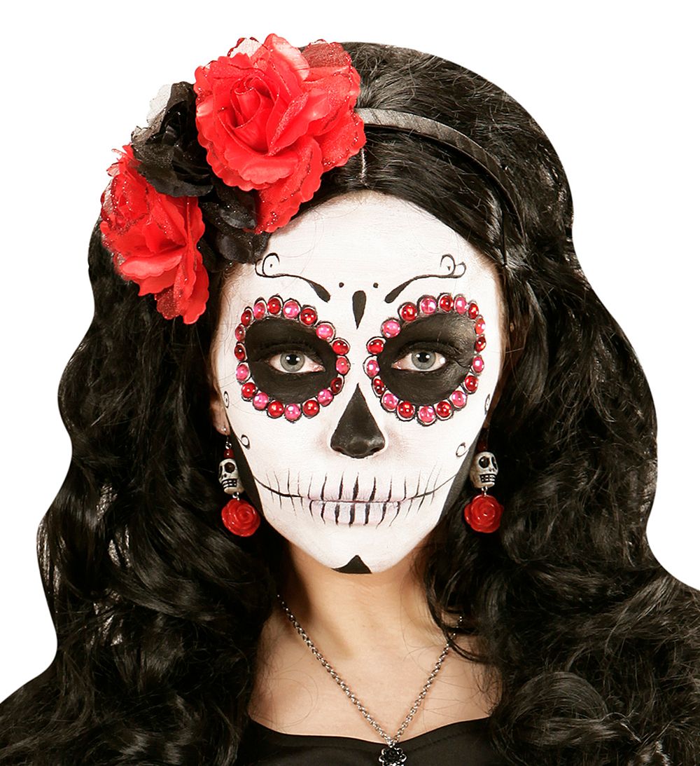 Day of The Dead Dödskalle Örhängen
