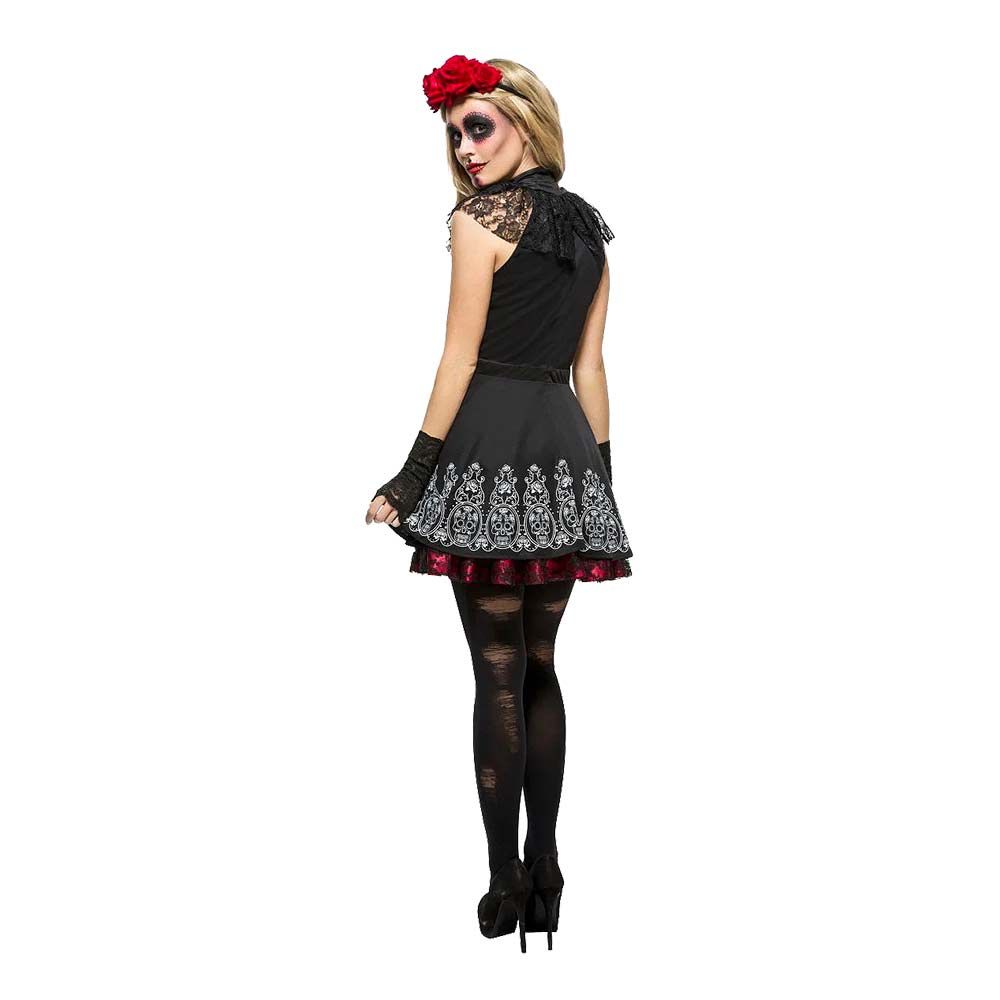Day of the Dead Kjole Kostume