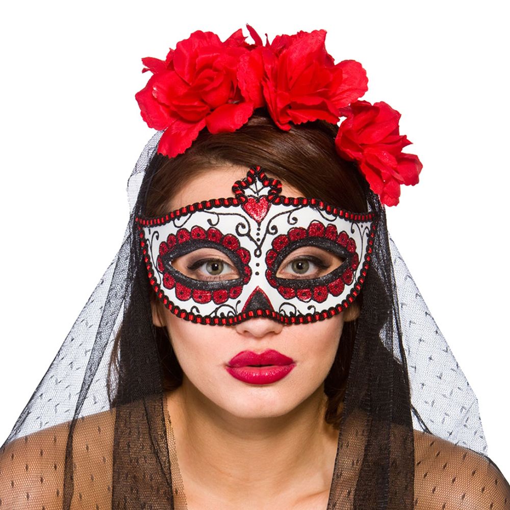 Day of the Dead Øyemaske