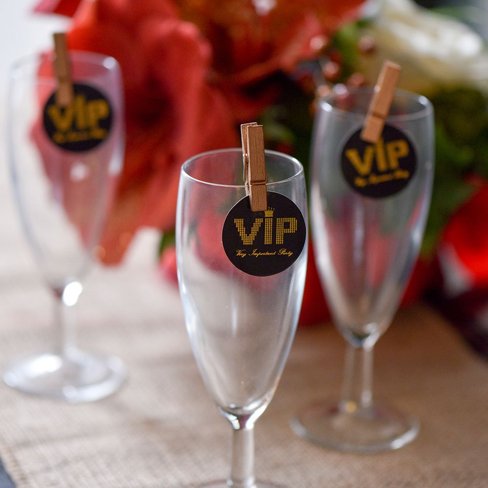 Konfetti VIP Svart/Gull