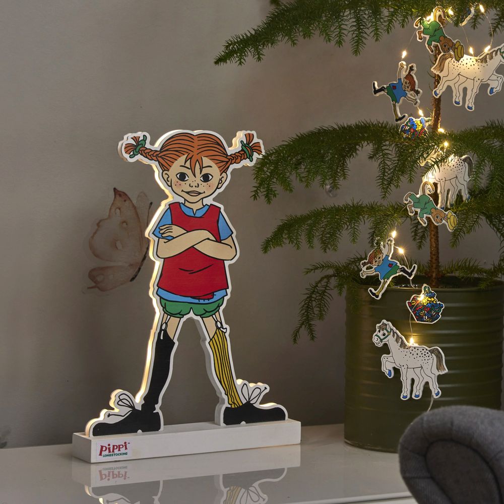 Dekoration Pippi Långstrump™ Figur LED